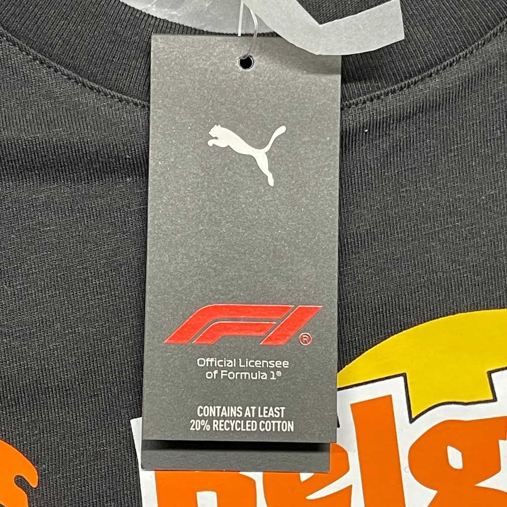 Formula 1 F1 Shirt Mens Small Black Belgian Grand Prix 2025 Graphic Puma Tee - Picture 10 of 14